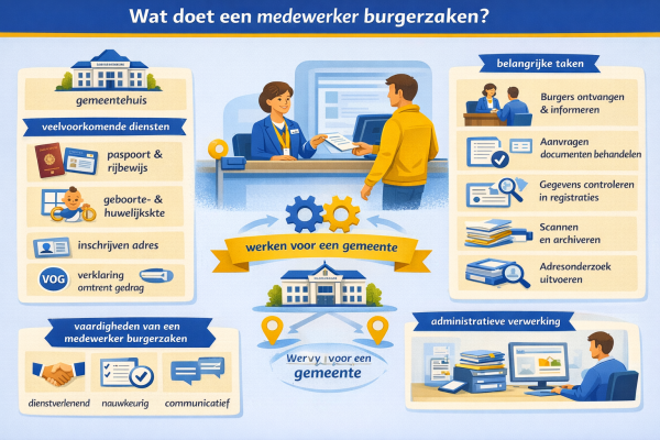 Wat doet een medewerker burgerzaken